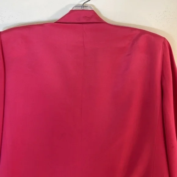 Vintage Talbots 4 Petite Pure Silk One Button Blazer. - Picture 7 of 9